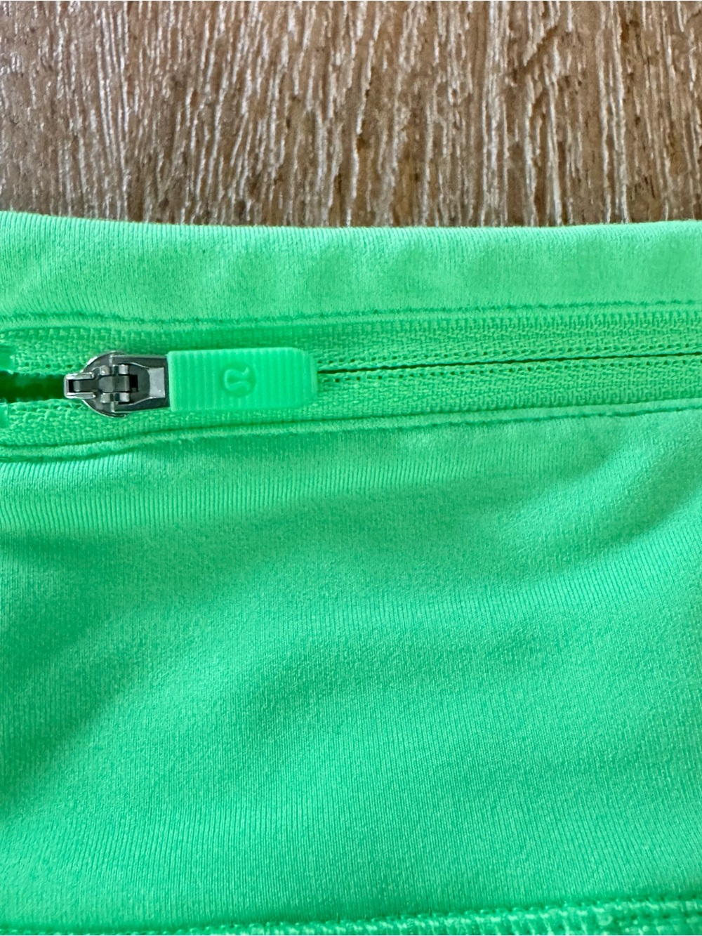 lululemon athletica Speed Up Neon Green Running Shorts - Picture 5 of 7